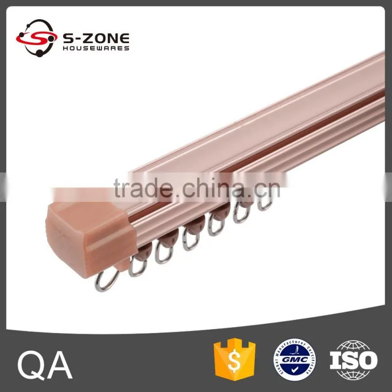 Home decoration accessories plastic cover sliding curtain rail
