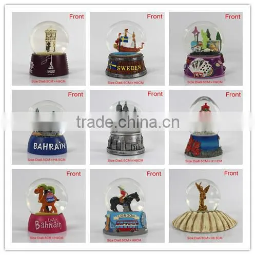 Custom Glass Snow Globe
