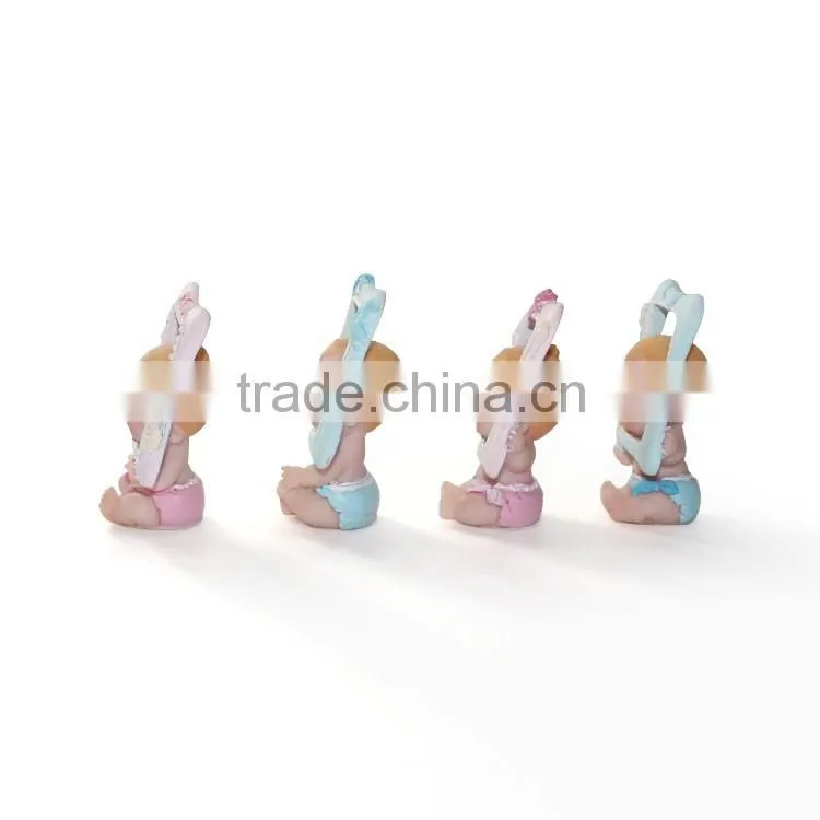 2016 Baby Girl Ornament Kids With Lovely Baby Resin Figurine
