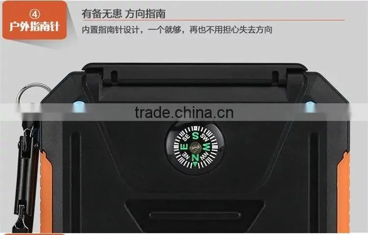 New china 2016 product phone solar charger 10000mah
