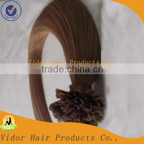 Wholesale 5A quality U-Tip hair natural wave 100% brazilian human hair extension