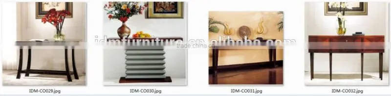 Wooden hotel lobby table IDM-CO022