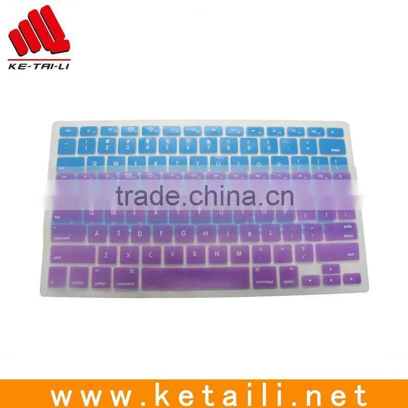 Latest high quality silicone keyboard cover for apple laptop made in China
