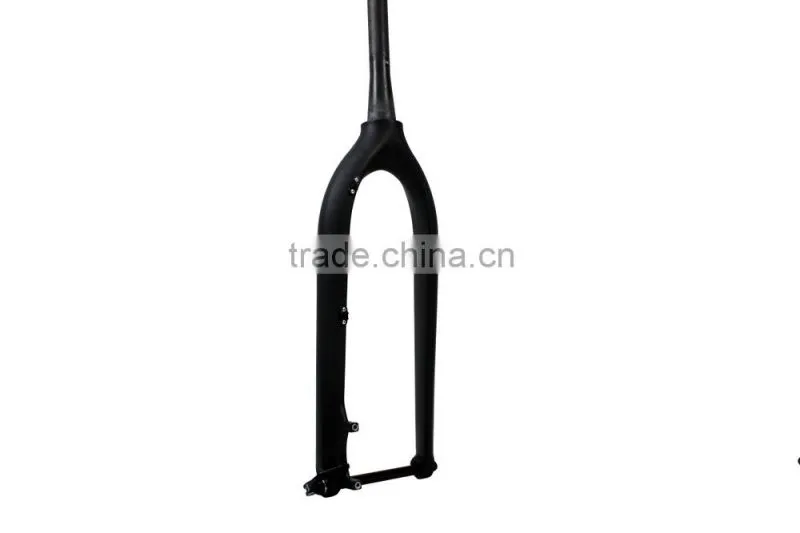 Full Carbon Fiber 150mm Spacing 650b MTB Fork 26er/29er MTB Fat Bike Fork, Rigid 26er Carbon Fat Bike Fork