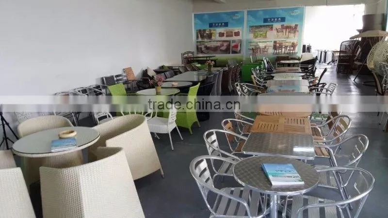 0503 outdoor furnitue for garden comfortable round sun rattan sofa bed YPS053