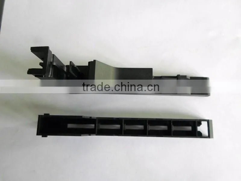 2016 plastic injection molded design blue transparent plastic parts