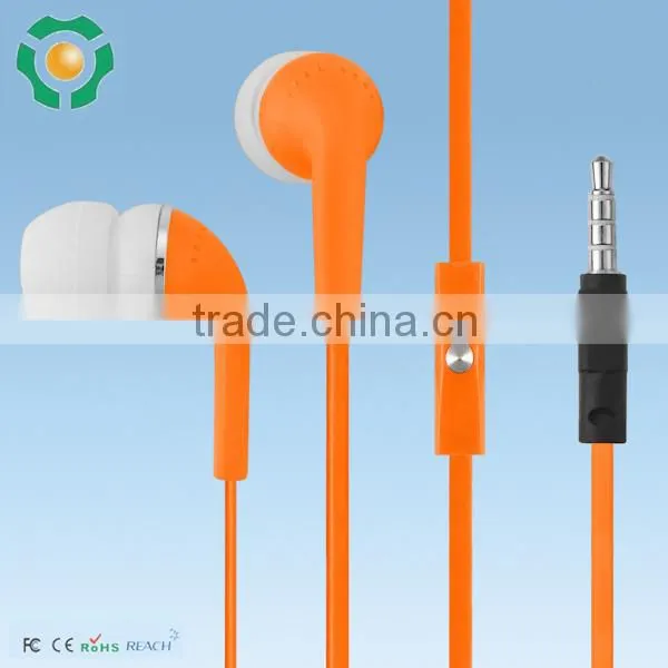 Noise cancelling earphones silicone cover earphone mobile phone earbuds
