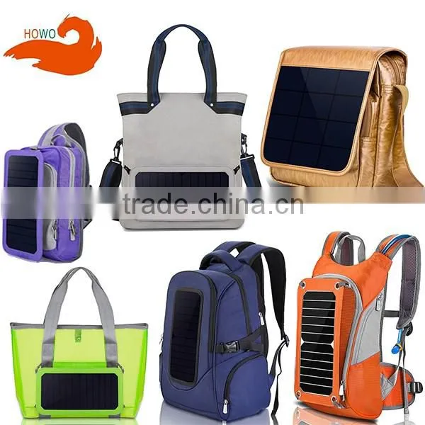 Promotional PU Solar Charger Bag