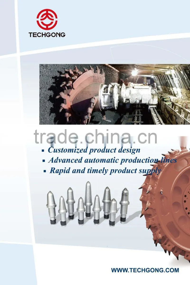 continuous miner CM coal mining cutter bits/teeth/holders