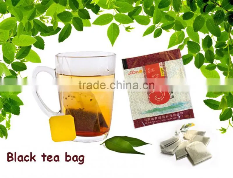 Chinese natural black tea bag, good taste and hot sale