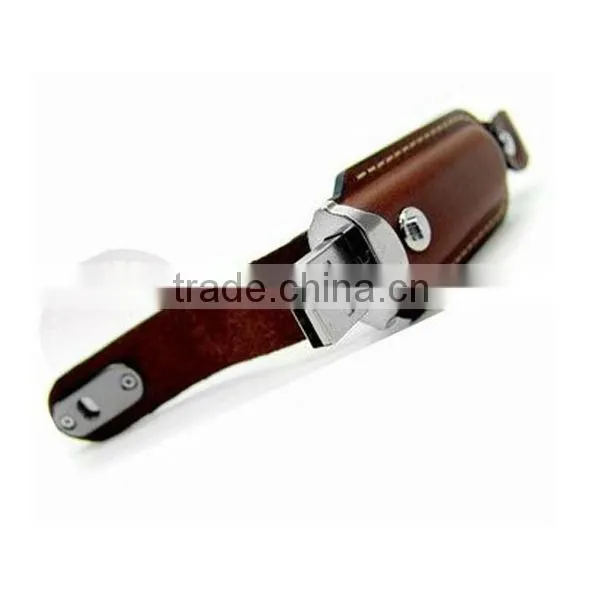 high speed USB 2.0 leather 4GB USB flash drives