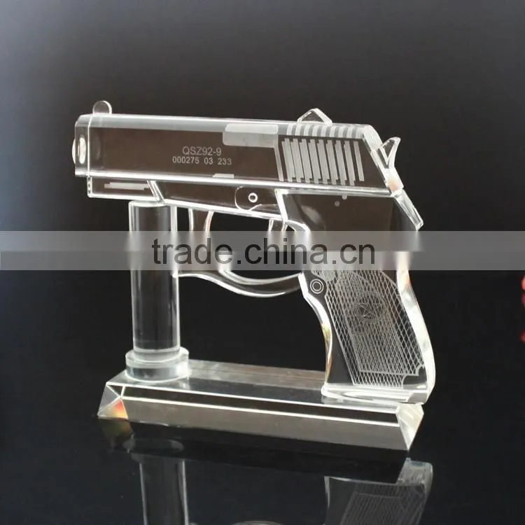 new design 2016 glass crystal gun model