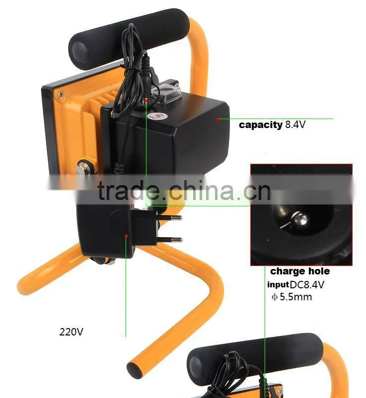 H07 12v led work light led high power portable led flood light