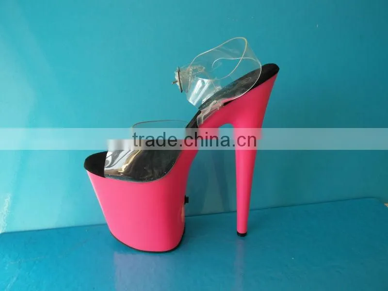 2016 Transparent Sexy 20 CM Women Stylish High Heel Shoes