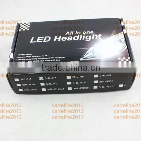 high power h16 led lamp 50w all in one led headlight bulb 3600lm h16 led headlight for toyota