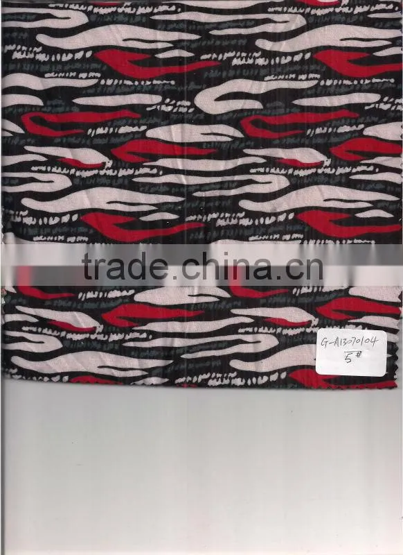 Poly Knitting Printed Fabric Stock:G-A13070104 5#