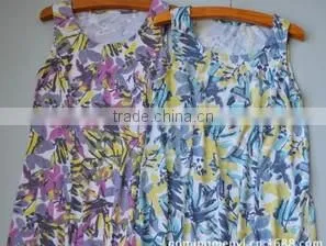 women's stitching style in casual dress
