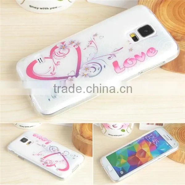 soft tpu cute smart cover case for samsung galaxy s5