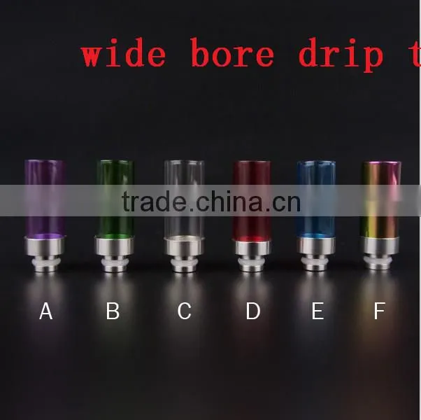 Huge vapor e cig drip tips glass drip tips in stock