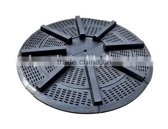 high wear resistant rubber lining plate for ball mill machine