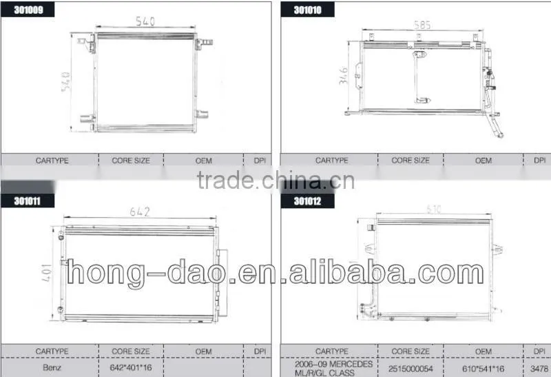 auto condenser for Mini Cooper 2007