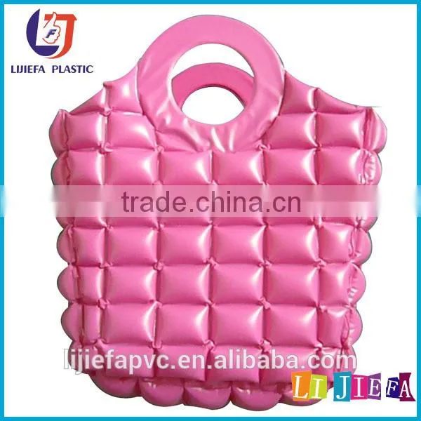 Inflatable green transparent PVC handbag ,PVC handbag ,Inflatable beach handbag,Inflatable Air handbag