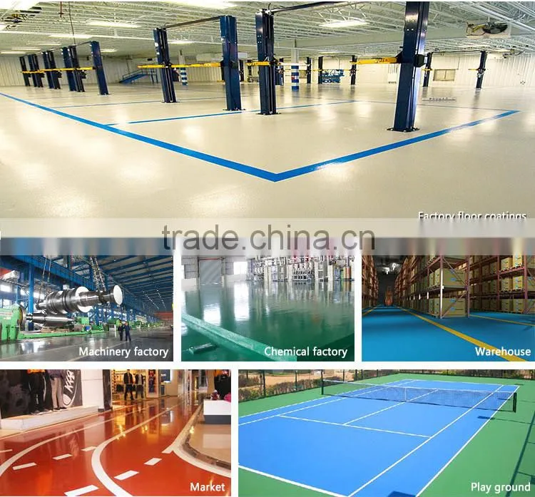 Colorful double Componet Polyurethane Waterproofing Coating For Floor