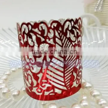 A811 Christmas crafts candle wraps laser paper LED light for wedding party decoration gift