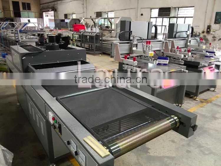 60*90CM round flat vacuum silk screen printing machine for for printing flat surface products/packing material