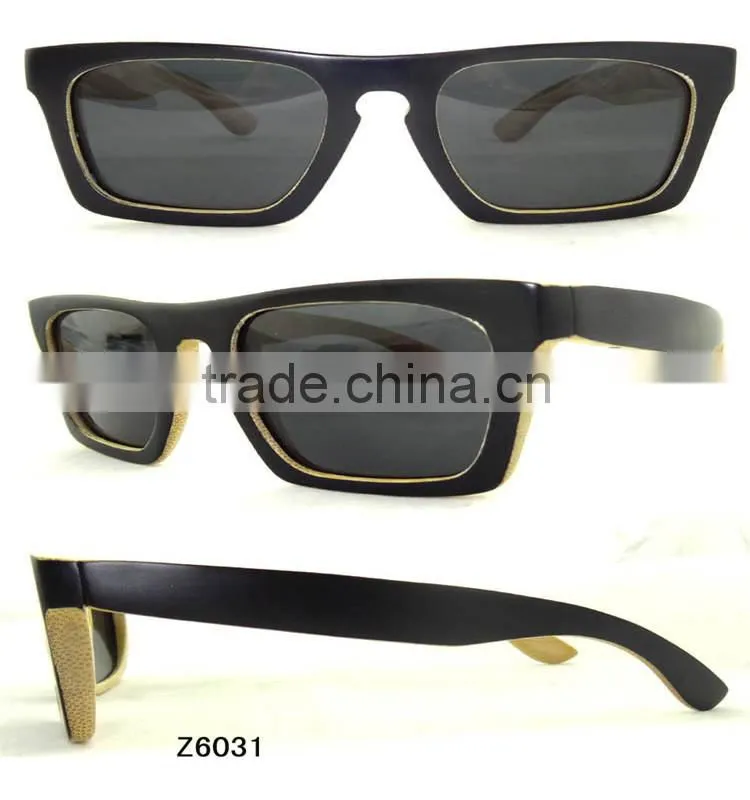 Fashion High Quality Wooden Frame Sunglasses