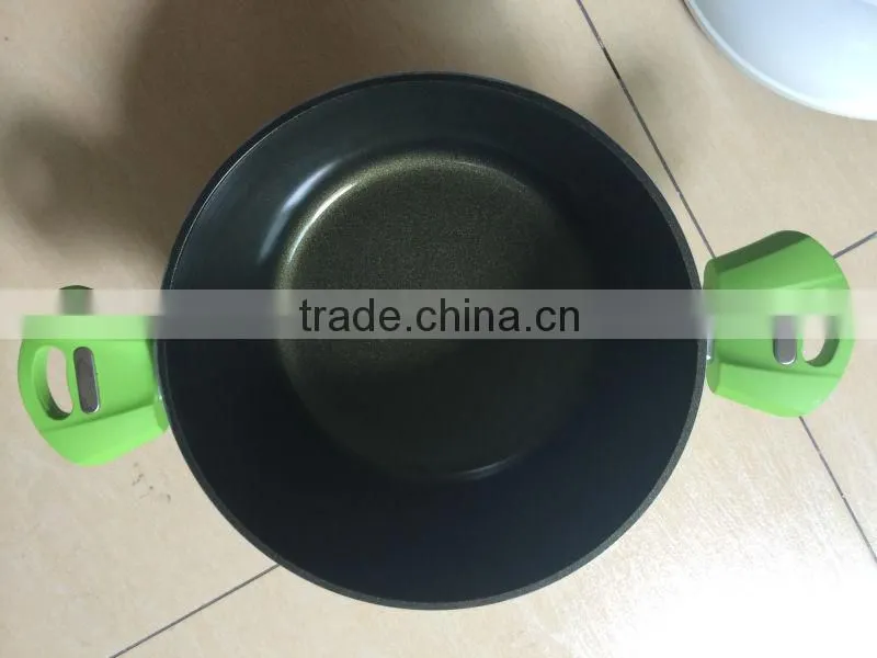 New design 5Pcs with non-stick coating round frying pan