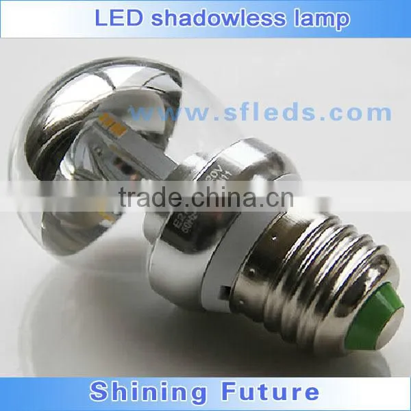 220V 3W E14/E27 Screw mouth reflective led shadowless operating lamp warm light