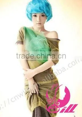Pretty Party Wig Yellow Cosplay Wig For Fashion Girls