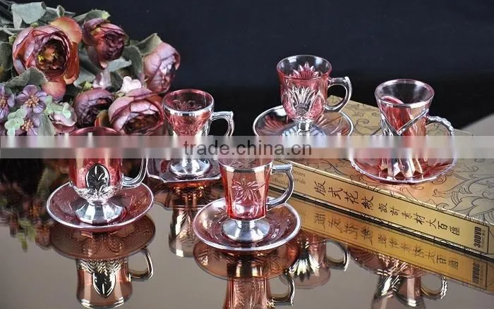 GOOD QUALITY AND CHEAP SILVER CUPS AND SAUCERS