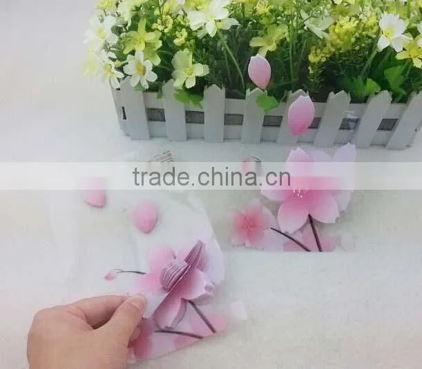 Die Cut decorative sticky notes with PP back