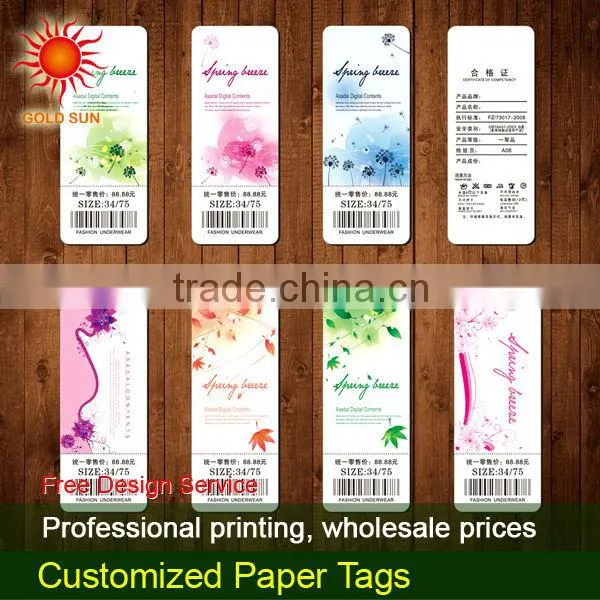 paper hang tags with string
