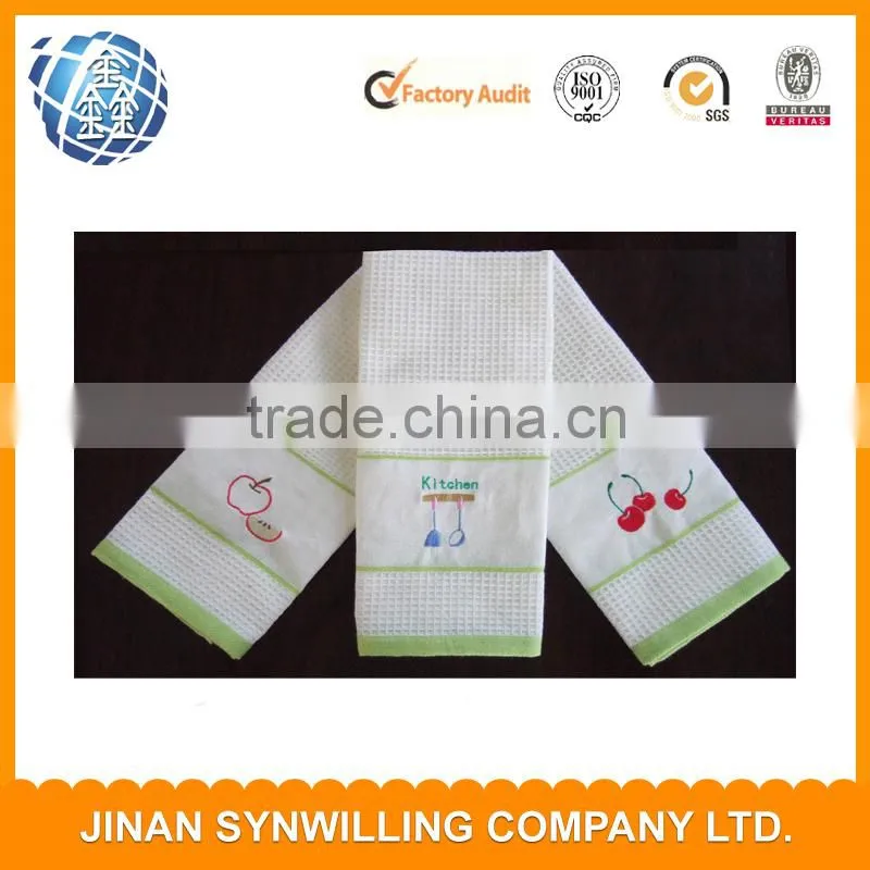 Factory Price Wholesale kitchen towel,100% Cotton Tea Towel