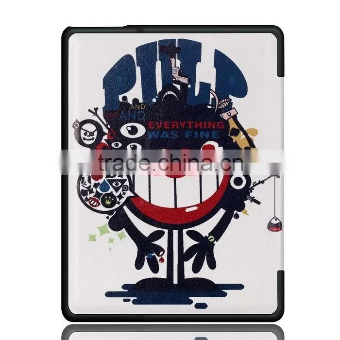 Fantasy printing smart wake sleep cover flip case for Amazon New Kindle Oasis