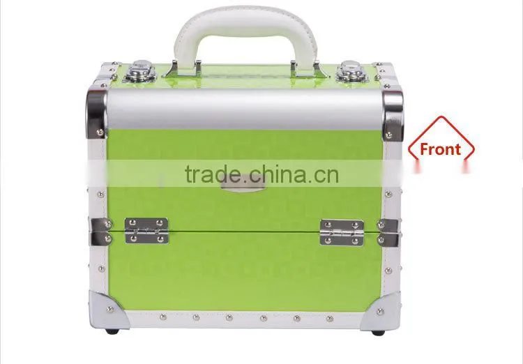 Fashion Professional Portable Aluminum Makeup Salon Cosmetic Case with Custom Logo