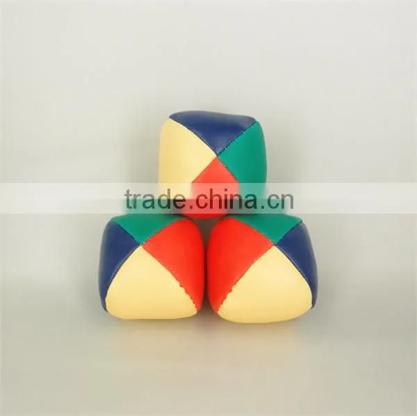 cheap mini PVC/PU customize high quality hacky sack juggling ball promotion gift for kids play sand filled balls