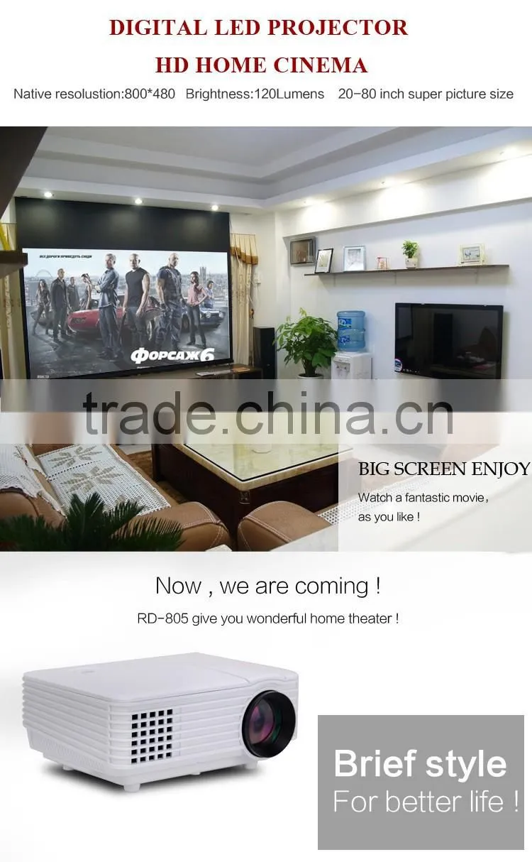 Home Theater Portable Mini 1080P Full hd projector
