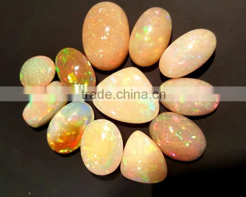 #AEZZ Natural Gemstone Cabochons Ethiopian Opal