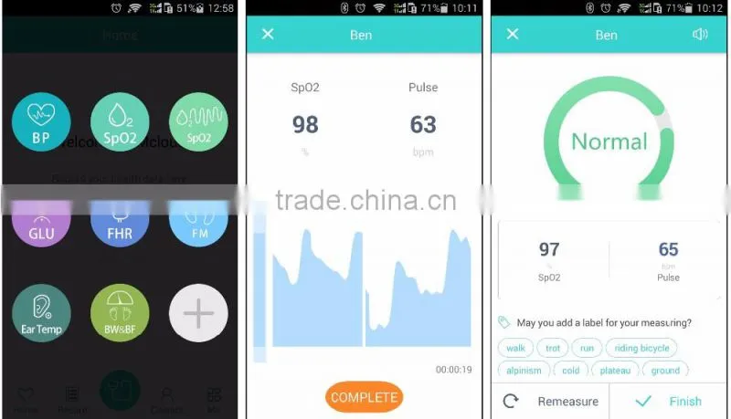 2016 newest best pulse oximeter for home use