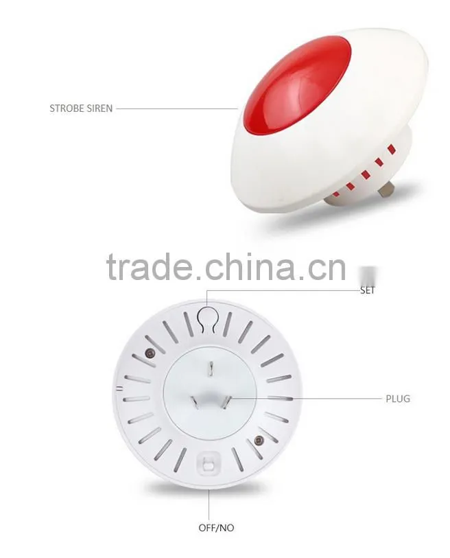 Wireless smart alarm siren Alarm system paradox 220v siren