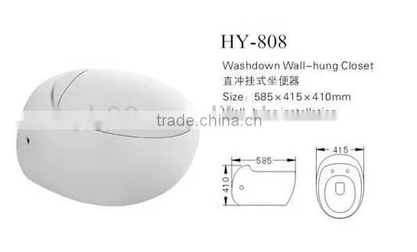 China Ceramic Washdown Wall Hung water closet