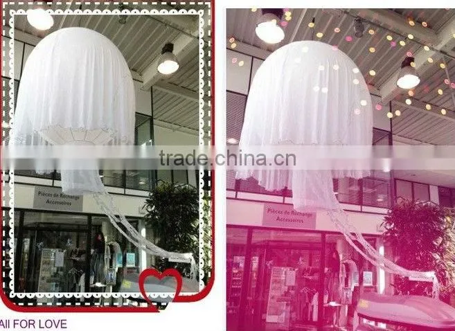 party decorations with inflatable jellyfish