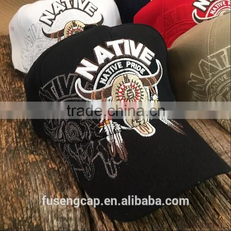 Cheap Custom Embroidered Logo 6 Panel Baseball Cap