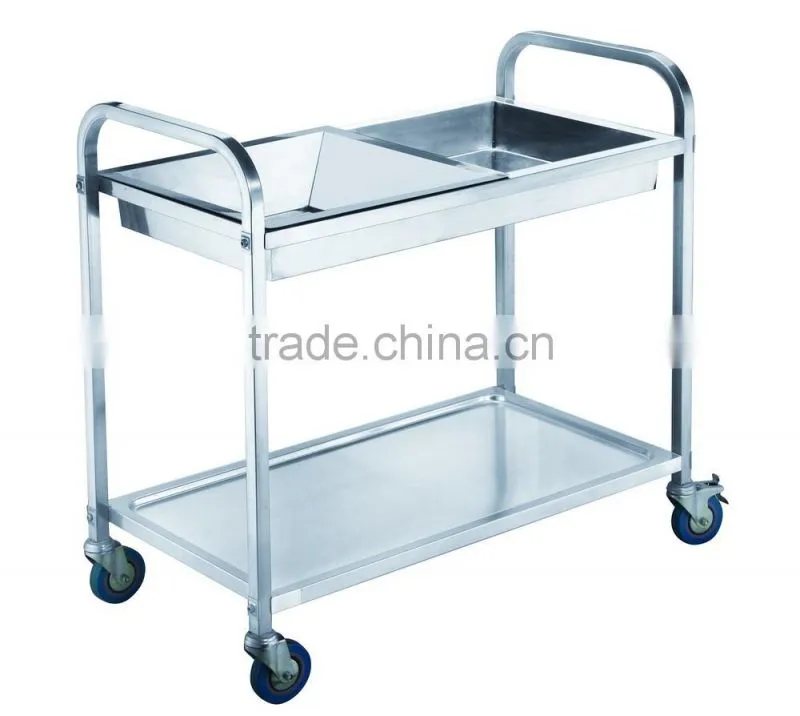 Stainless steel Hot pot cart (3 layers)