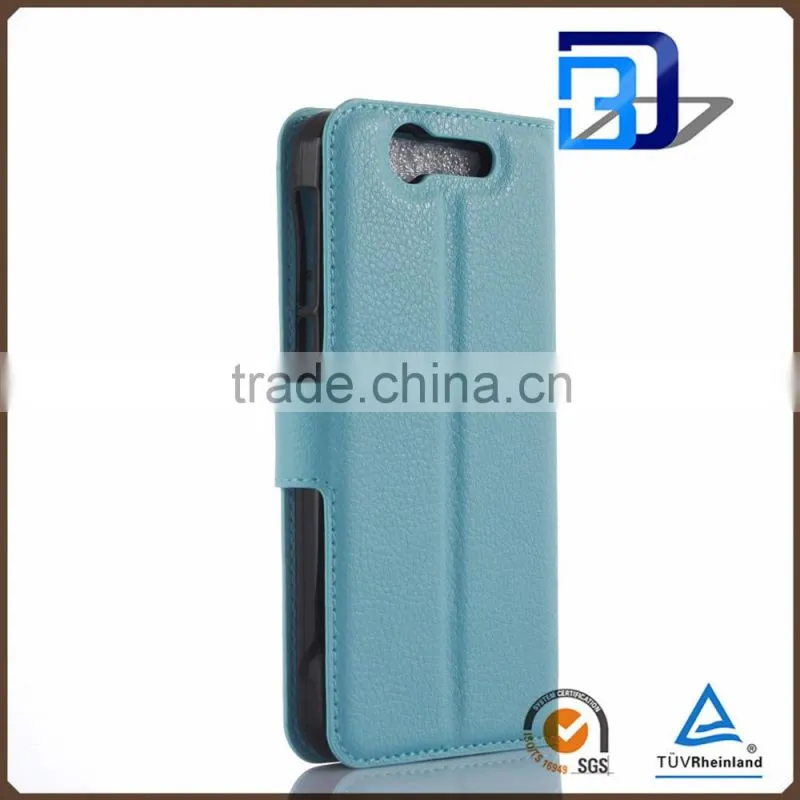 New products 2016 innovation product Stand Wallet Lychee Flip Leather cover for ZTE Blade S7 case mobile accessories