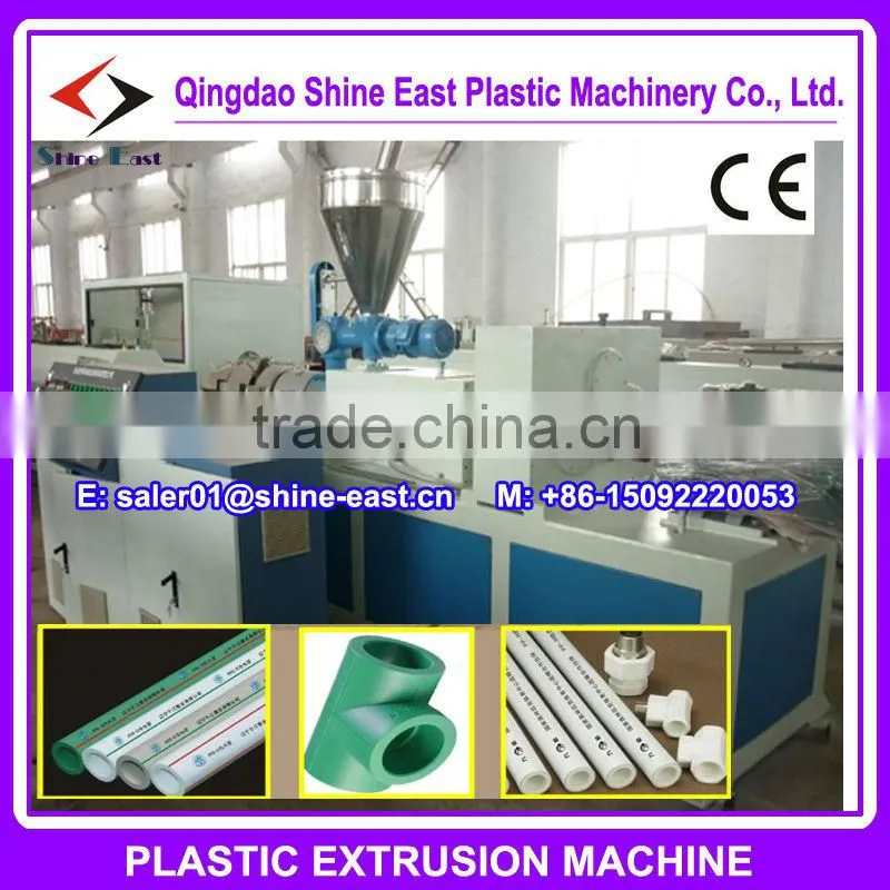 Sewage / Drainage Application PVC Pipe Extrusion Machine water drain pipe production line in Qingdao China
